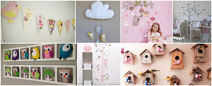 deco chambre bebe theme nature
