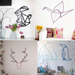 deco chambre fille masking tape