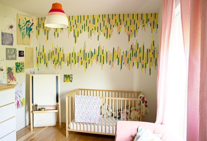 deco chambre fille masking tape