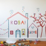 deco chambre fille masking tape