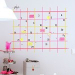 deco chambre fille masking tape