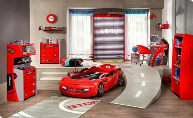 deco chambre voiture garcon