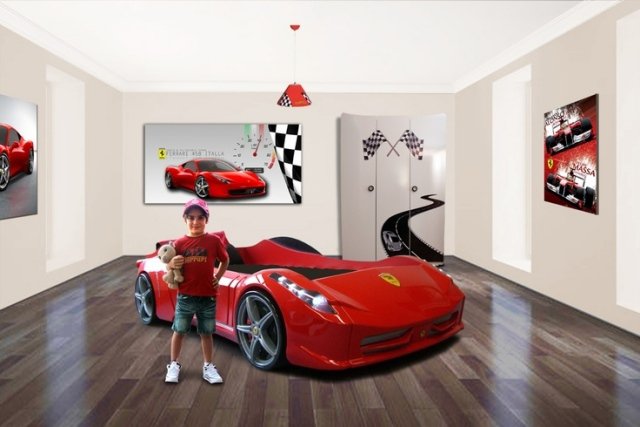 deco chambre voiture garcon