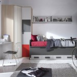 decoration chambre ado gris rouge