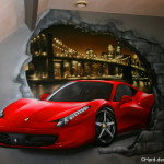 decoration chambre ado voiture