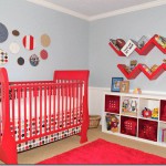 decoration chambre bebe rouge