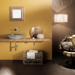 decoration chambre jaune et marron