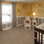 decoration chambre jaune et marron