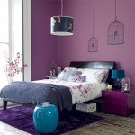 decoration chambre mauve