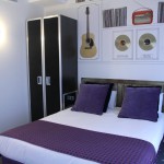 decoration chambre mauve