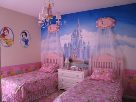decoration chambre princesse disney