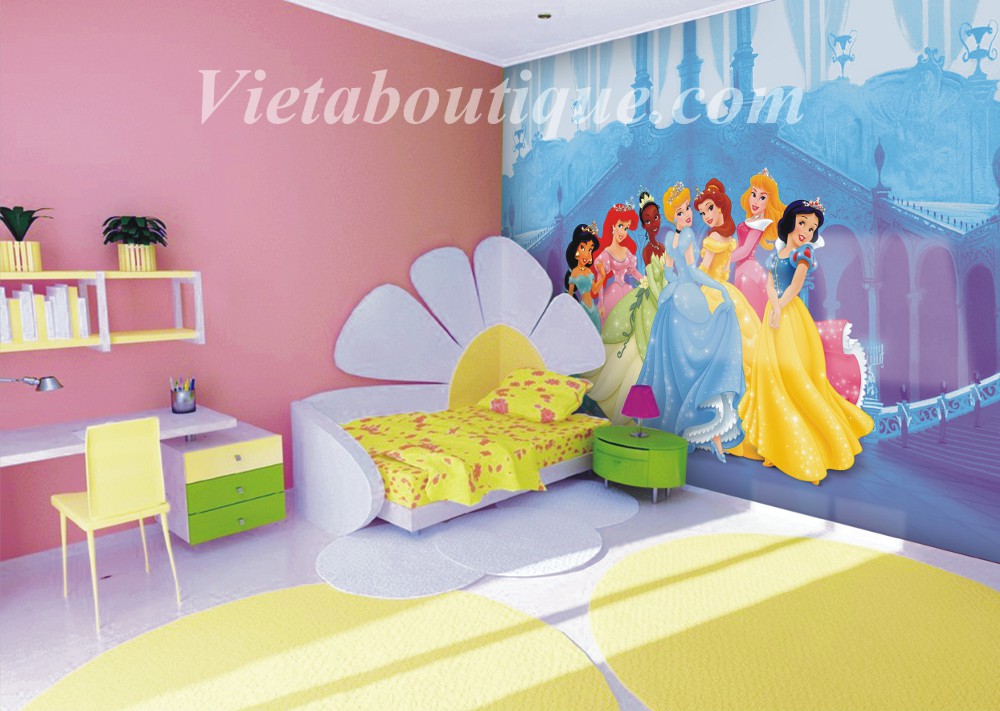 decoration chambre princesse disney