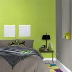 decoration chambre vert et gris