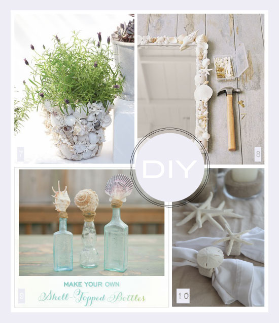 faire decoration avec coquillages