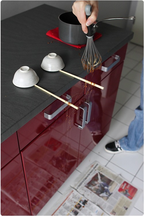faire des decoration avec du caramel