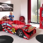 lit junior sleep car rouge