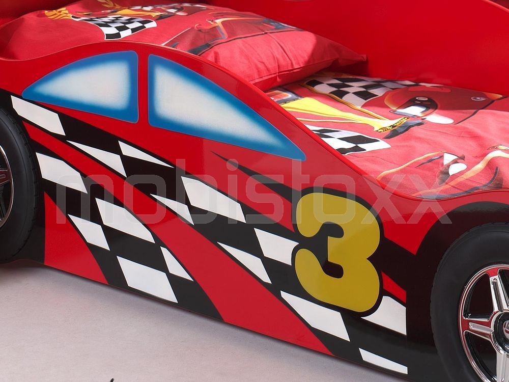 lit junior sleep car rouge