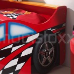 lit junior sleep car rouge