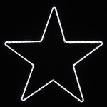 lit star decoration