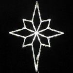 lit star decoration