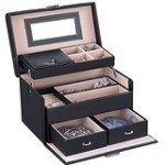 boite a bijoux 5 plateaux 4 tiroirs jbc001