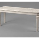 bout de lit bois blanc