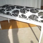 bout de lit bois blanc