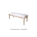 bout de lit bois blanc