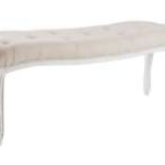 bout de lit bois blanc