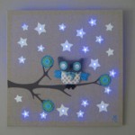 cadre lumineux chambre bebe