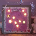 cadre lumineux chambre bebe