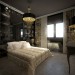 chambre deco noir et beige