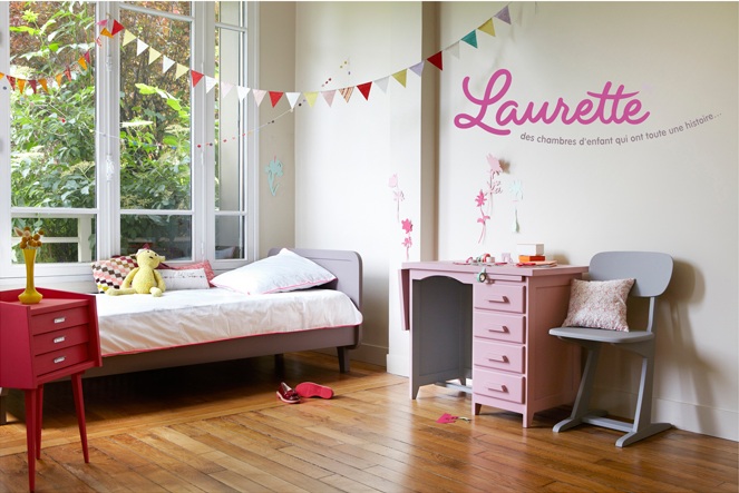 chambre deco retro