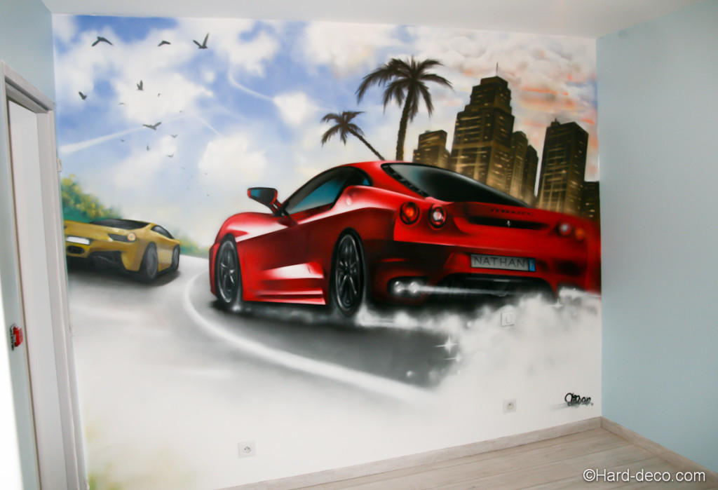 chambre deco voiture