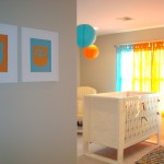 deco chambre bebe fille orange