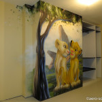 deco chambre bebe le roi lion