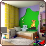 deco chambre bebe le roi lion