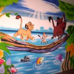 deco chambre bebe le roi lion