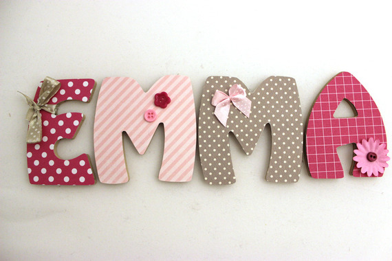 deco chambre bebe lettres