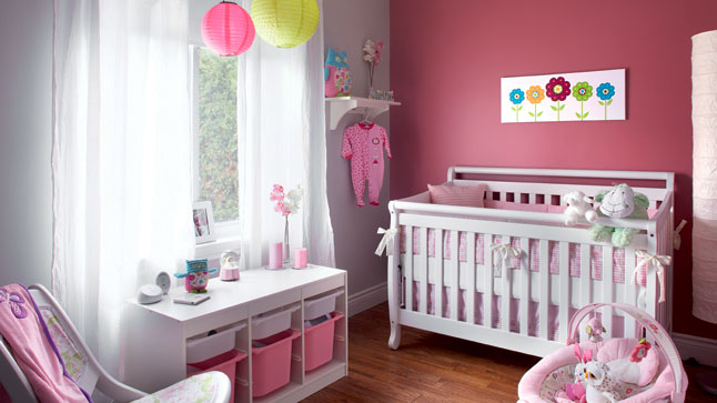 deco chambre bebe rose