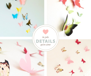 deco chambre bebe theme papillon
