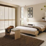 deco chambre beige et marron