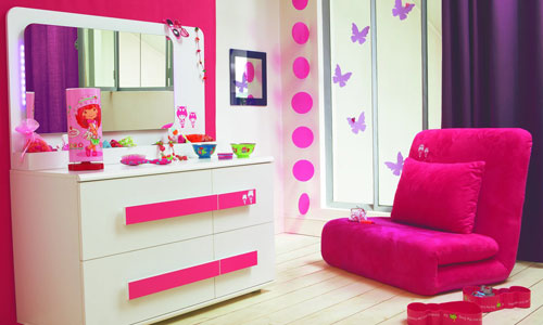 deco chambre fille girly