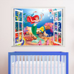 deco chambre fille sirene