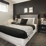 deco chambre noir et blanche