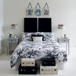 deco chambre noir et blanche