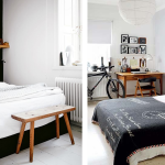 deco chambre noir et blanche