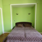 deco chambre vert et marron
