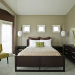 deco chambre vert et marron