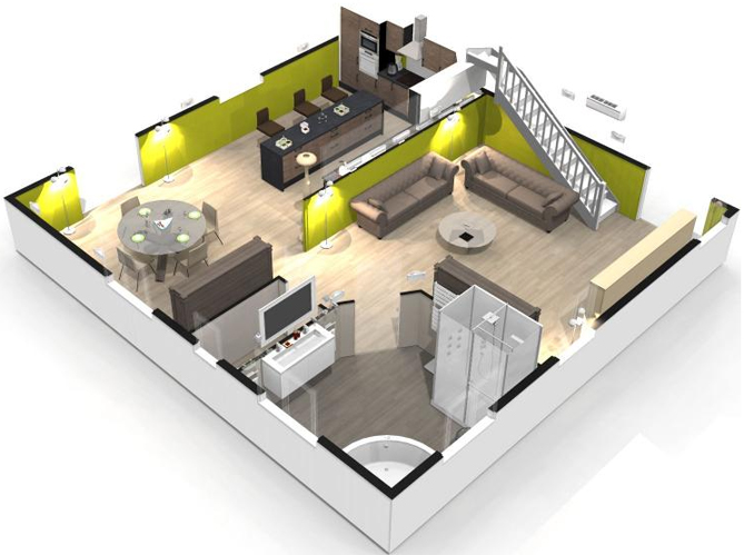 decoration chambre 3d gratuit